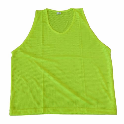FLUO PIERCED TRAINING YELLOW ADULT SIZE