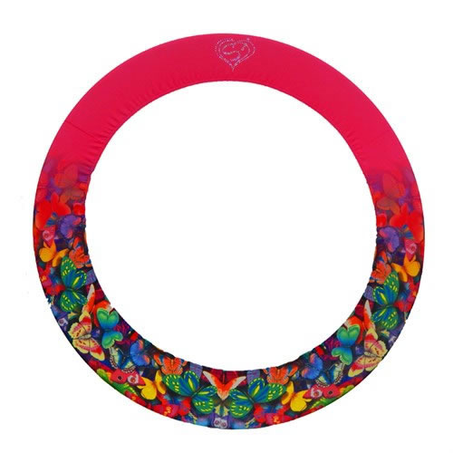 PORTA CERCHIO BUTTERFLY COLORE ROSA