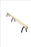 WOODEN TRAINING BALANCE BEAM 4 MT LONG FIXED HEIGHT 30 CM Sport Italia