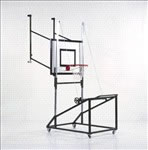 TROLLEY MOBILE ON WHEELS LIFTING THE MINI-BASKETBALL CONSTRUCTIONS S04160 Sport System