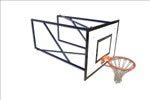 Wall mounted mini-basketball backstops projection 185 cm Sport System