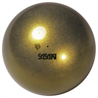 METALLIC GYM BALL BLACK GOLD COL. NEW FIG Sasaki