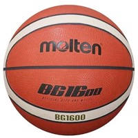 RUBBER-NYLON BASKET BALL, SIZE 6 MOLTEN
