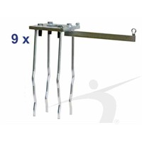 SET PIASTRE FISSAGGIO GABBIA KLD-5-A Polanik