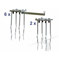 SET PIASTRE FISSAGGIO GABBIA KLM-5/7 E KLM-7/9 Polanik
